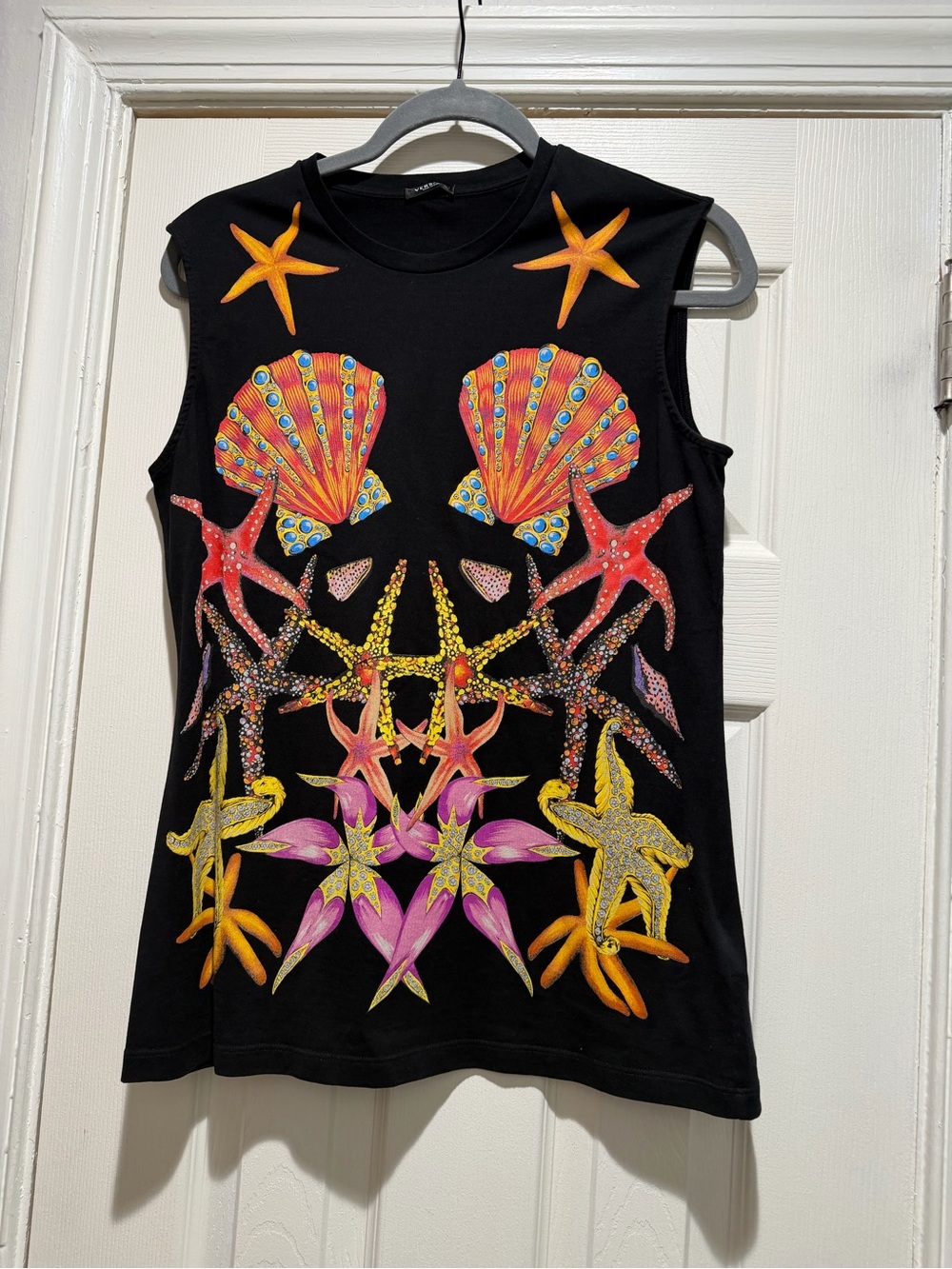 Versace Women’s Sleeveless Colorful Top S-M